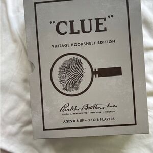 Clue Vintage Bookshelf Edition Board Game